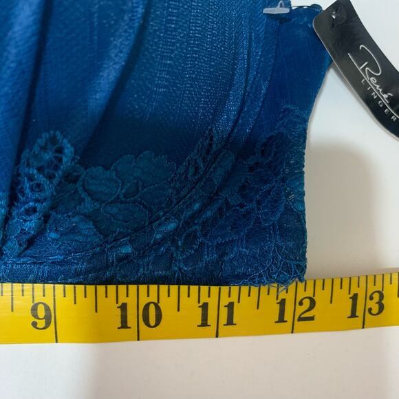 RENE ROFE Bra Lingerie Padded Lace 3 Clasp Closure Adjustable Straps 38D‎ - Picture 10 of 10
